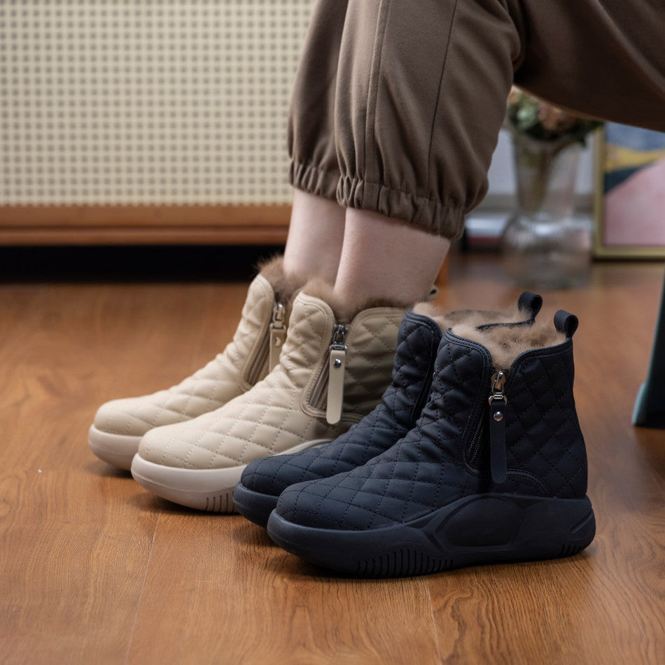 INSTOCK-Women’s Fleece-Lined Snow Boots