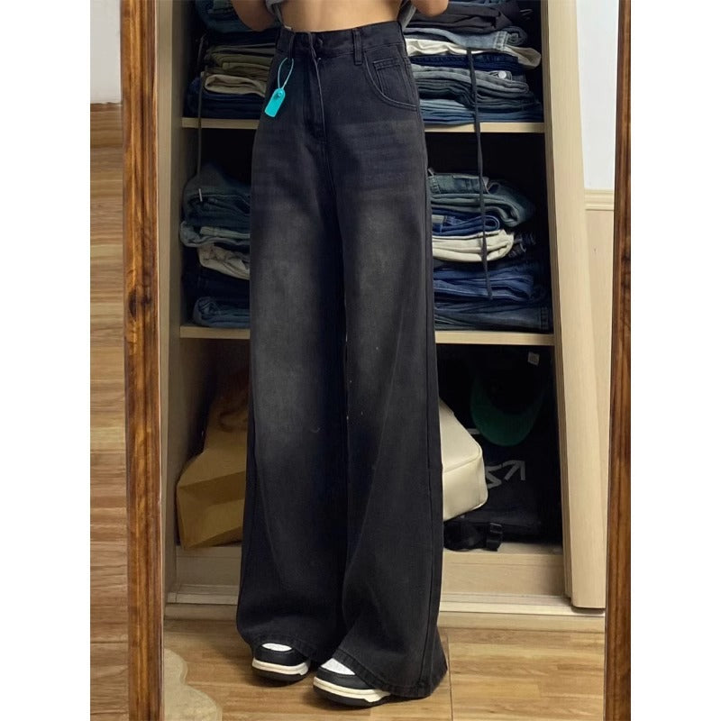 Plush Plus Size Loose Straight Jeans