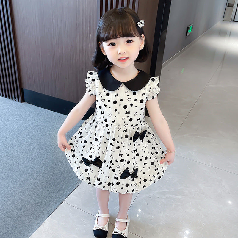 Girls Doll Collar Princess Dress Summer 2024 – Summer Kids Fashion Nepal | Tudoholic