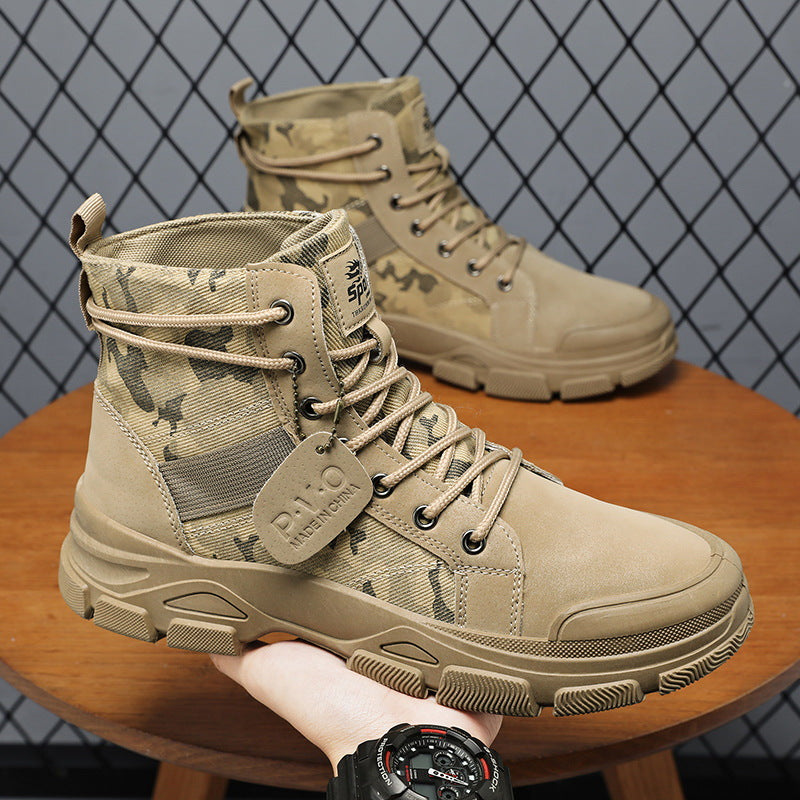 Men’s Martin Boots – Extra Large Size High-Top Autumn Shoes