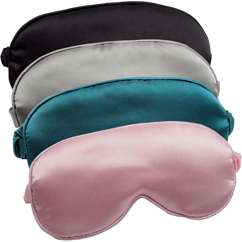Silk Sleep Mask – Soft Satin Eye Mask for Travel & Night Sleep