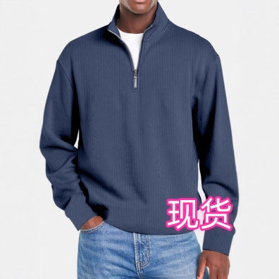 New Autum & Winter Long-Sleeved Zipper Men's Sweater