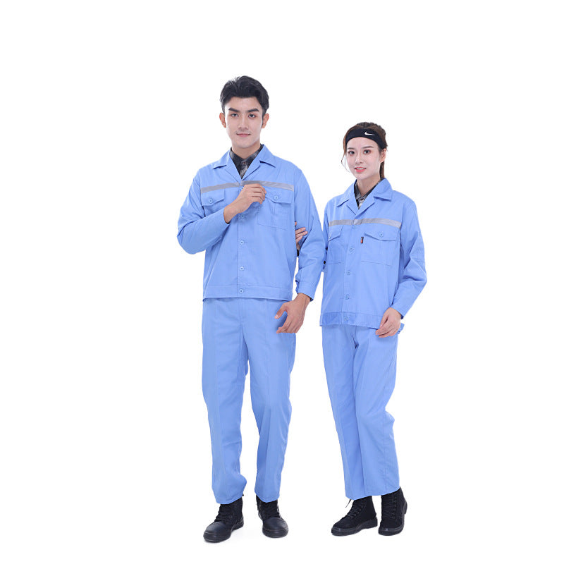 Summer Long-Sleeve Construction Work Clothes – Reflective &