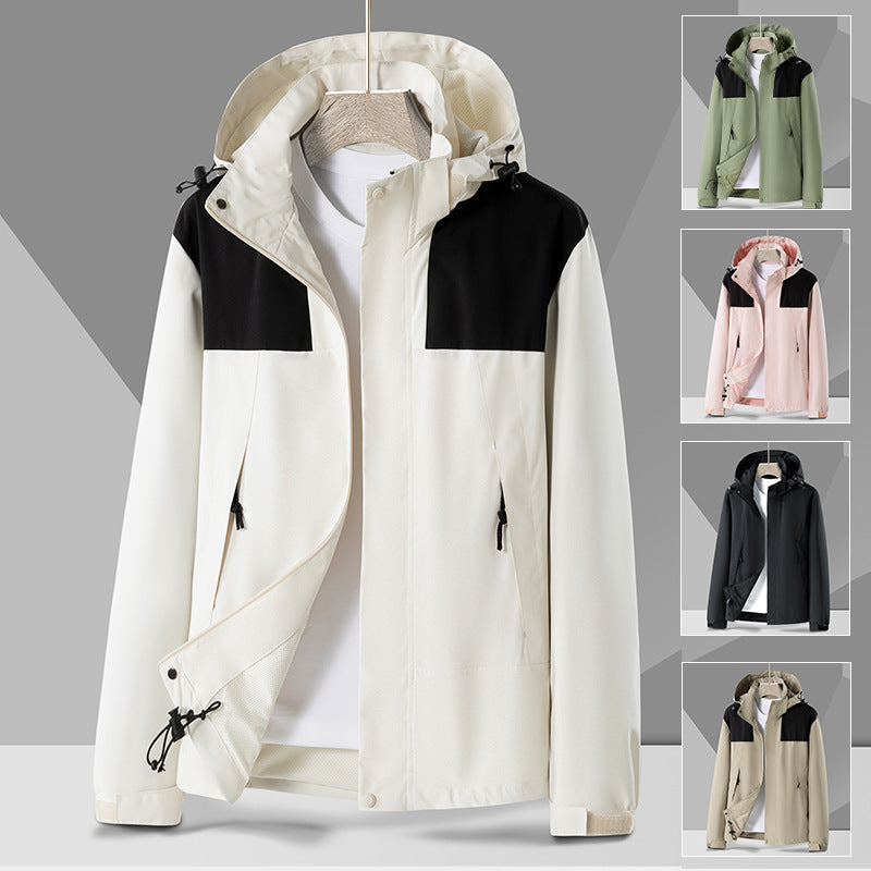 Men’s 2025 Autumn Thin Waterproof Windbreaker Jacket