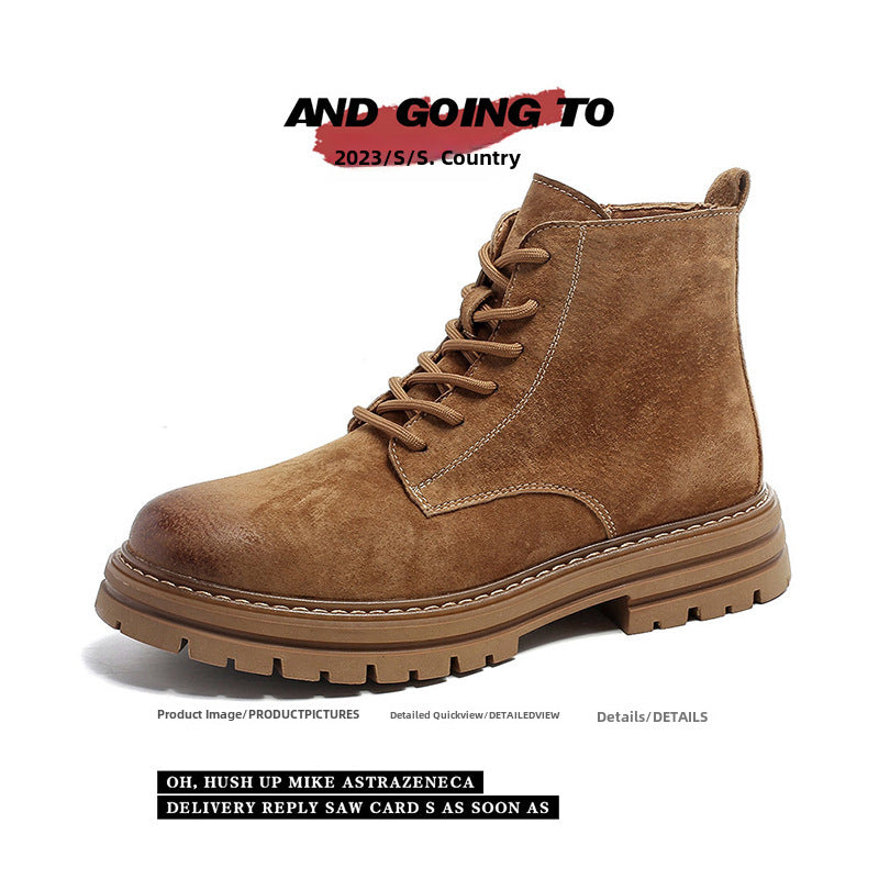 Men’s Vintage Rhubarb Boots – British Martin Workwear