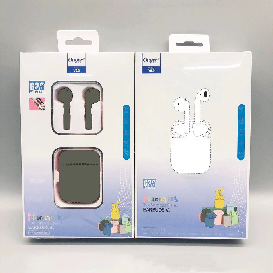 Macaron TWS Bluetooth Earbuds Stereo for Android & iPhone