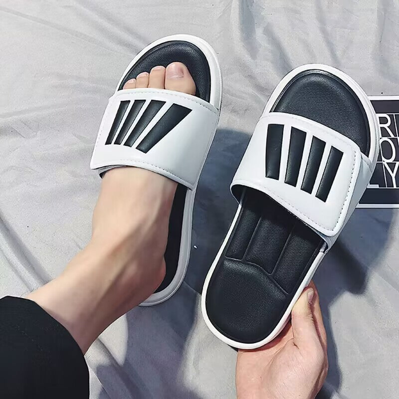 Unisex Summer Slippers – Thick-Bottom, Soft, Trendy