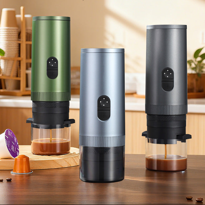 Portable Capsule Coffee Machine with Digital Display