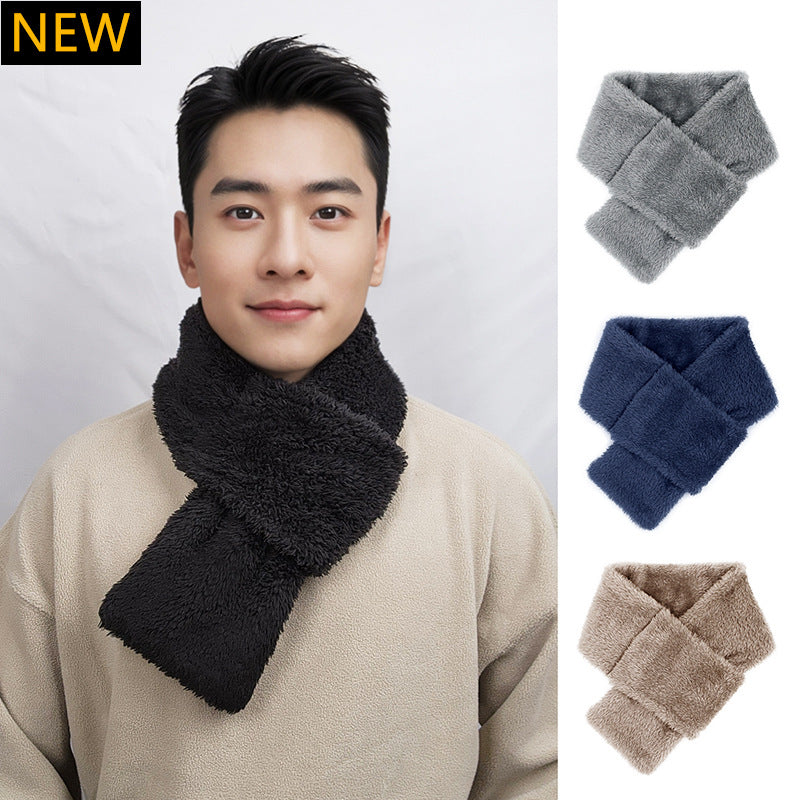 Warm Plush Velvet Scarf for Men Nepal