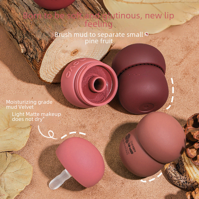 NOVO Mushroom Lip & Cheek Mud – Matte Milk Pot Tint