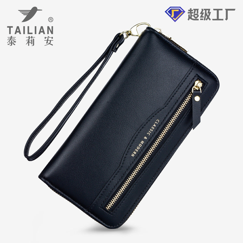 Tailian Womens Zipper Wallet Clutch Long Card Slot Purse
