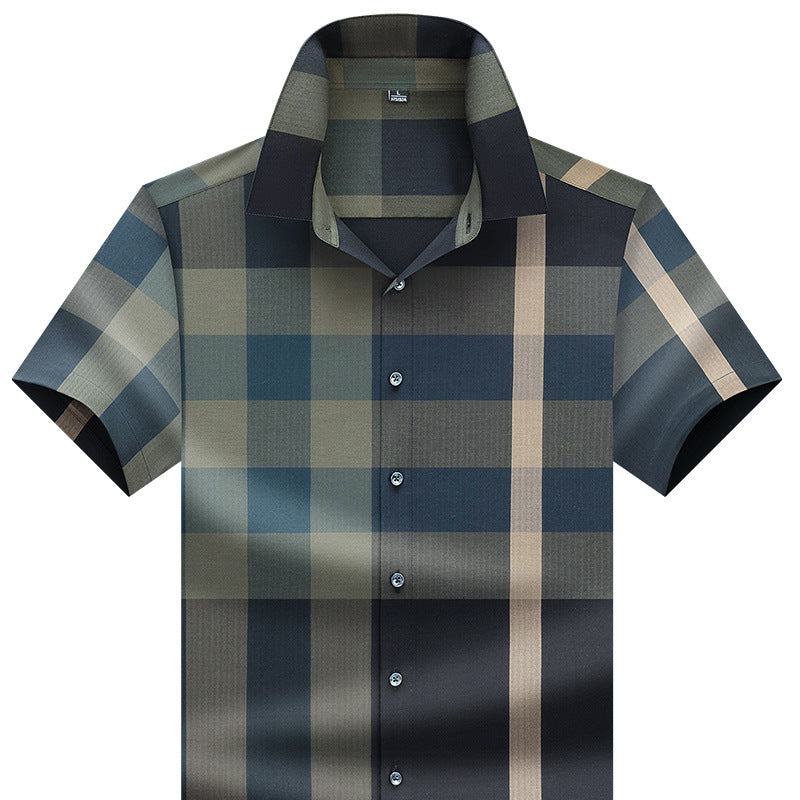 Men’s Plaid Summer Shirt | Paul's Style Cool Casual Wear
