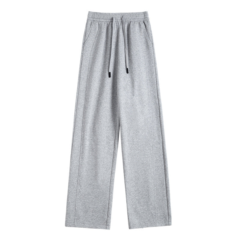 Gray Slimming High Waist Banana Pants Women