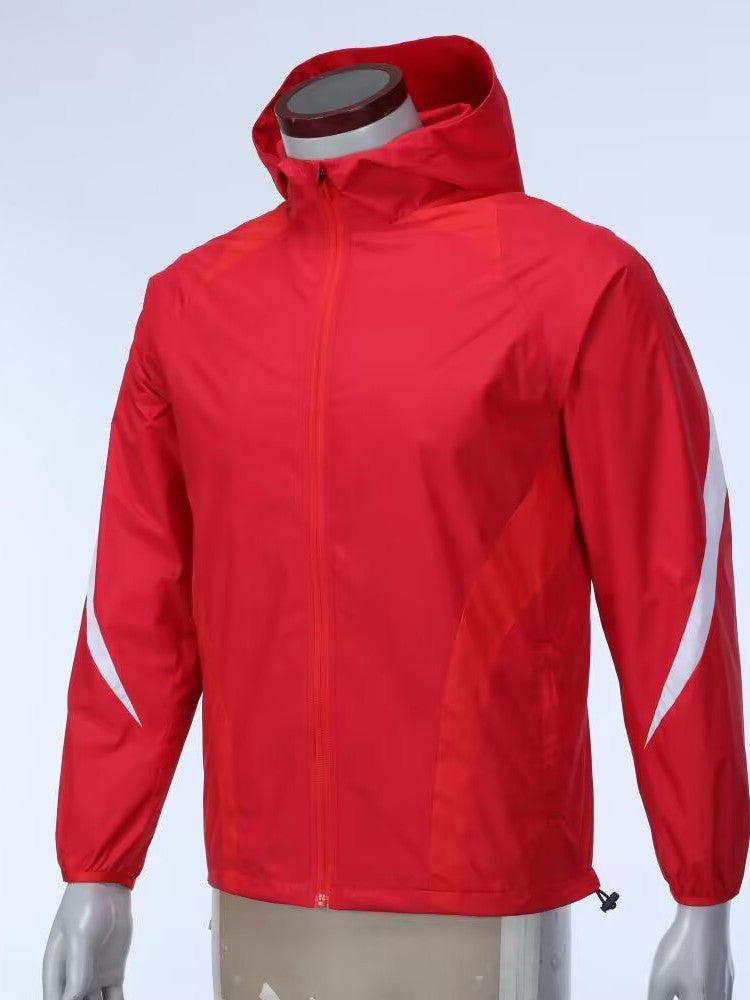 Men’s Hooded Waterproof Sports Windbreaker Jacket