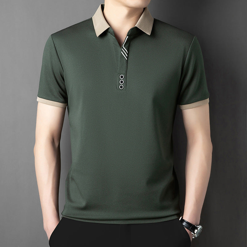 Men’s High-End Summer Breathable Polo Shirt