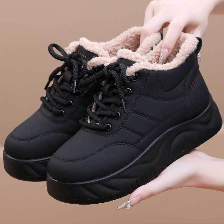 Velvet Warm Thick-Soled Waterproof Bread Shoes