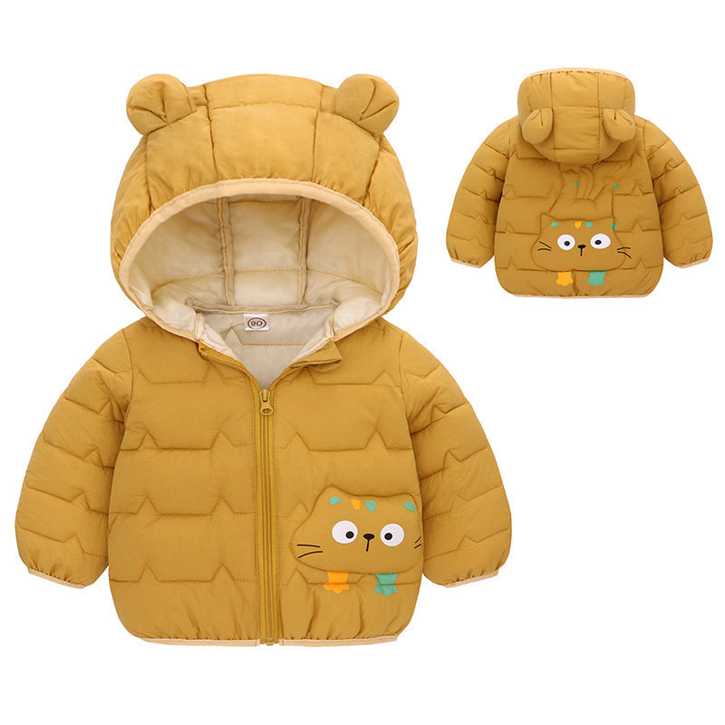 Kids’ Lightweight Hooded Down Cotton Jacket 2024
