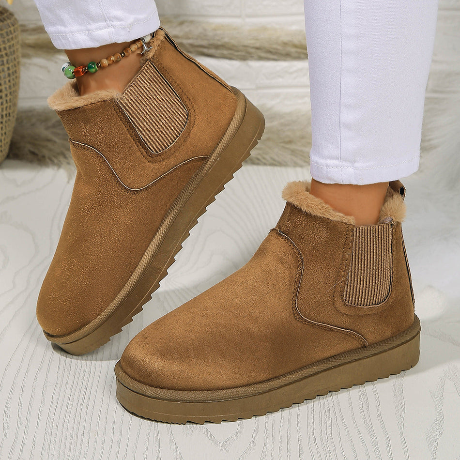 Women’s Thickened Velvet Cotton Snow Boots Winter 2026