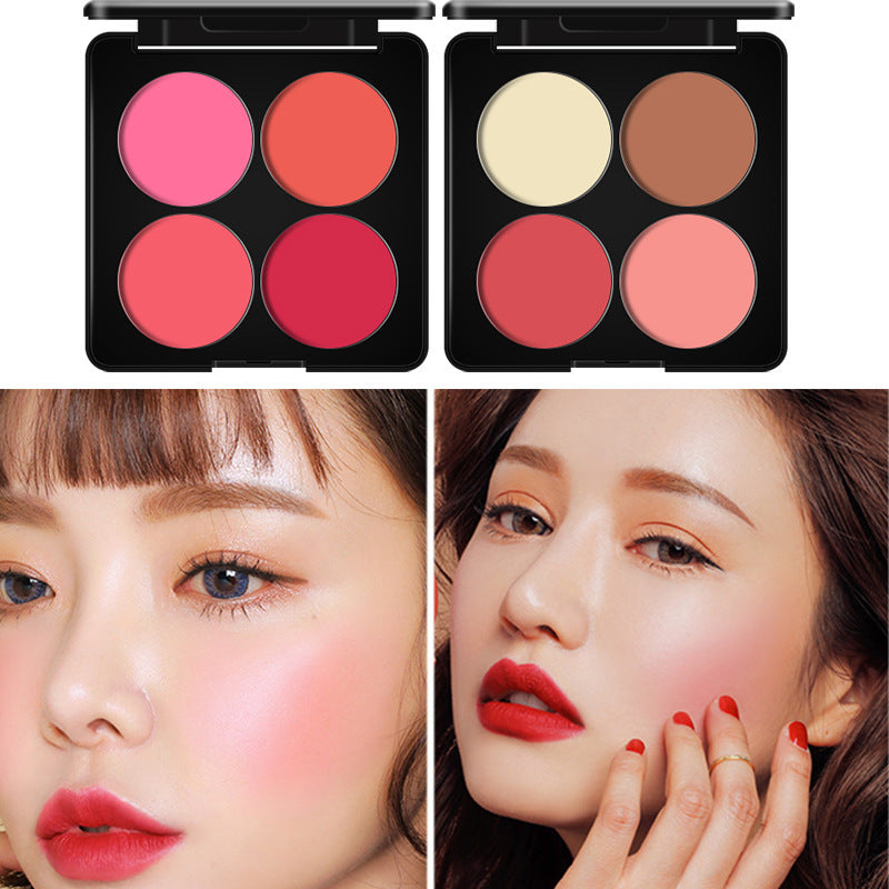 Light Bulb 4-Color Blush Palette – Multi-Use Makeup