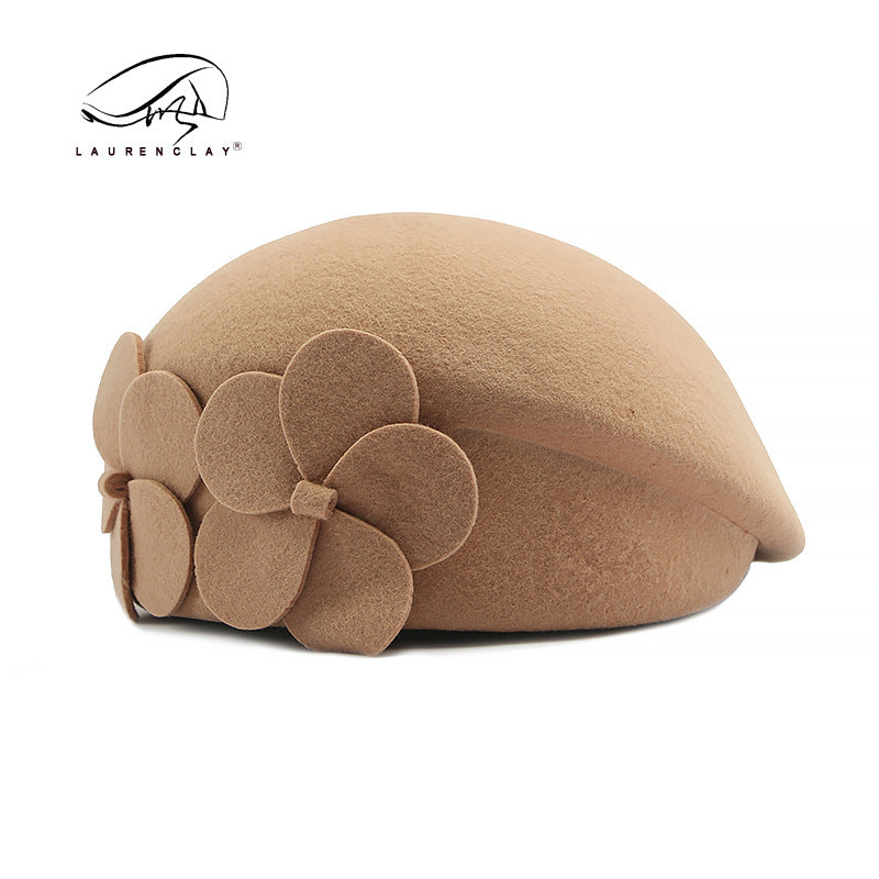 Solid Color Wool Beret