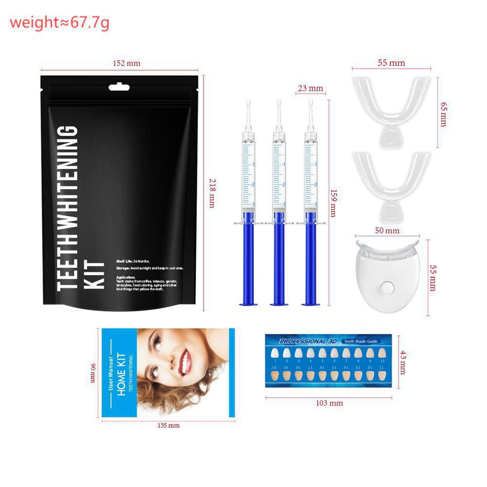 Tooth Whitening Kit with Special Gel & Beauty Set
