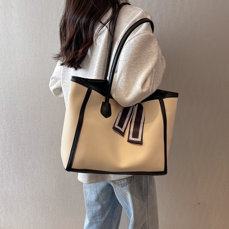 STOCK-High-End Large Shoulder Tote Bag for Women