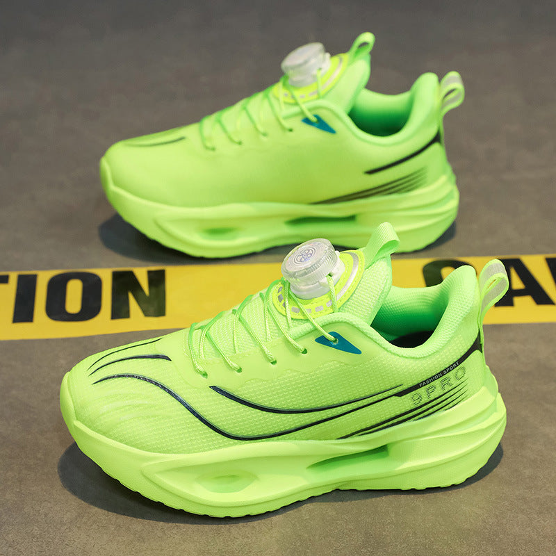 Girls’ Carbon Plate Running Shoes Lightweight Breathable