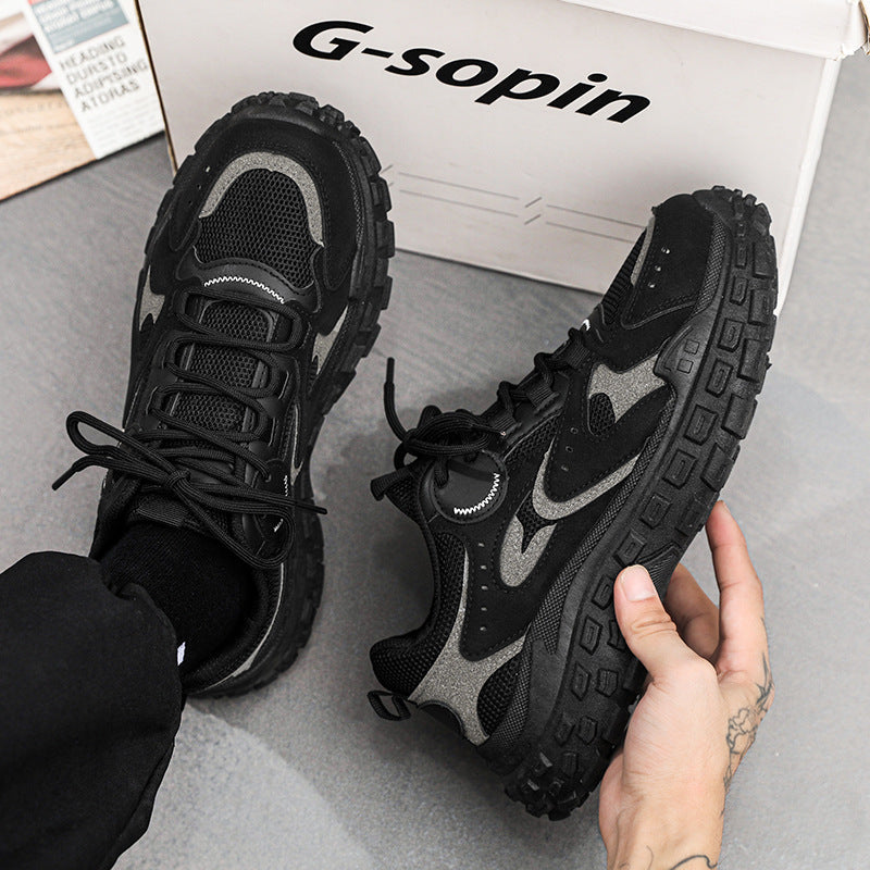 Men's 2024 Trendy Daddy Running Shoes Thick-Soled Boost
