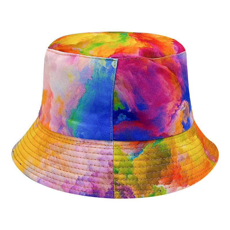 Tie-Dye Outdoor Sun Protection Bucket Hat for Men & Women