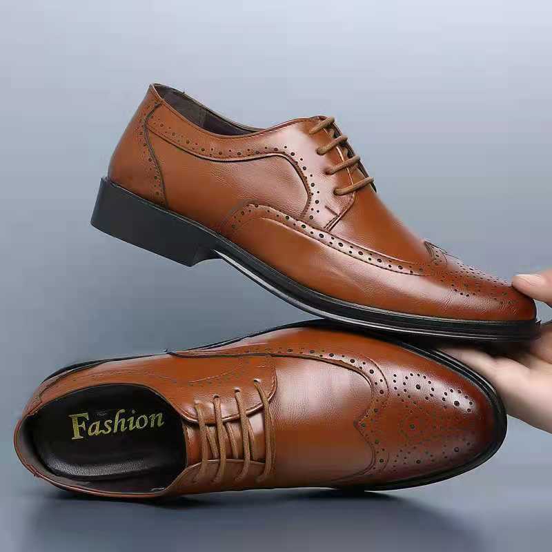 British style Leather Formal Shoes