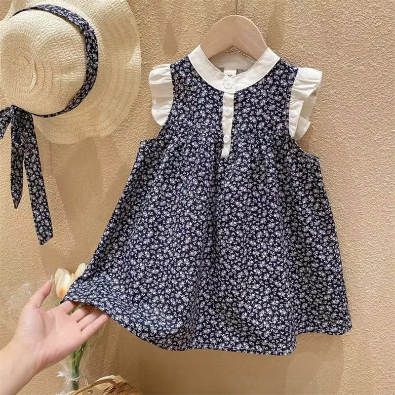 Girls Korean Floral Princess Dress Summer 2026 New – Summer Kids Fashion Nepal | Tudoholic