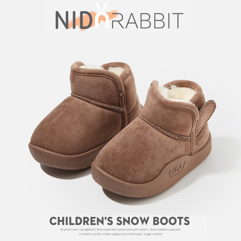 Children Snow Boots Girls Fleece Lined Boys Winter 2024 News