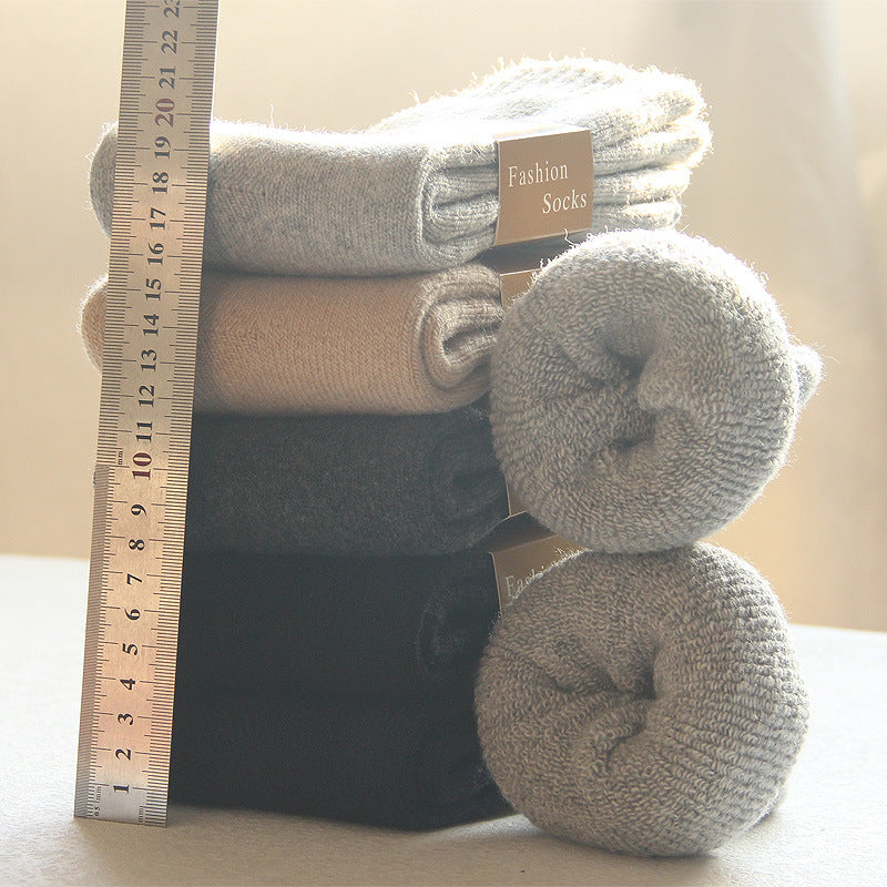 (5-Pack)-Wool Mens Socks – Thick & Cozy Winter Wear