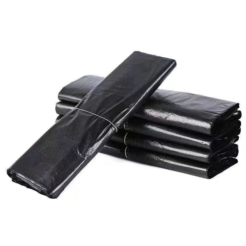 Black Vest-Style Disposable Garbage Bags Portable