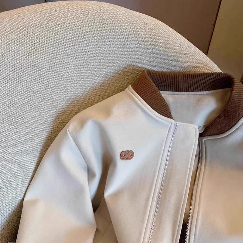 INSTOCK-Color Block Street Style Baseball Jacket