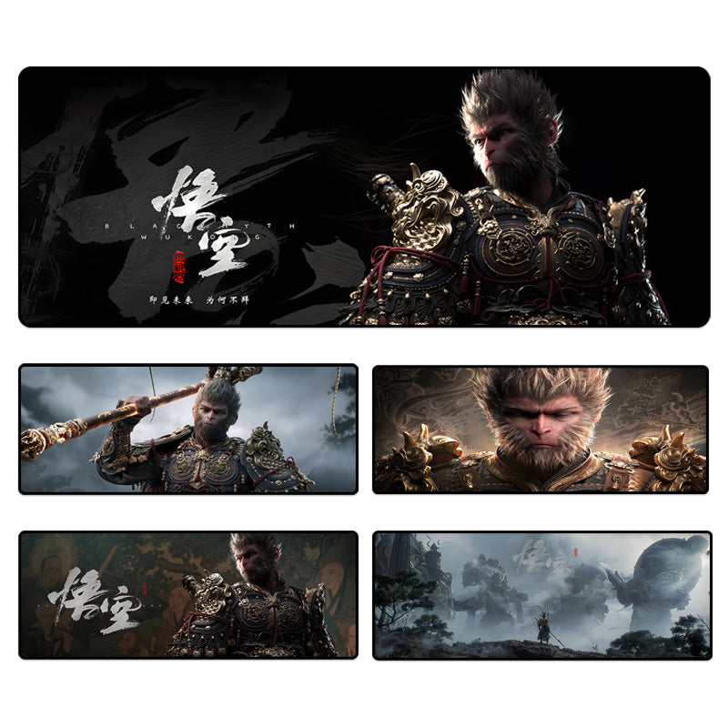 Black Myth Goku Oversized Non-Slip Gaming Mouse Pad