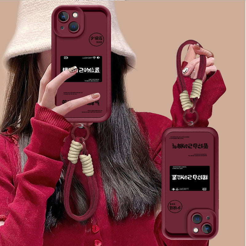 Text Print Case for V60 Pro/Reno13 – Full Edge Protection