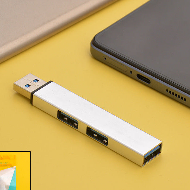 USB 3.0 Type-C Multi-Port Hub 1 to 3 Splitter Dock