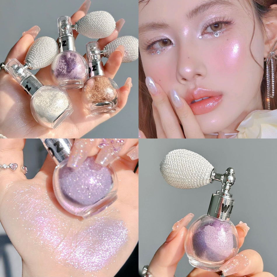 Air Cushion Glitter Highlighter Spray Pearlescent Powder