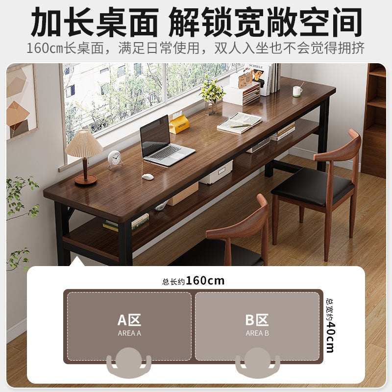 Modern Double Student Desk for Home & Study Room