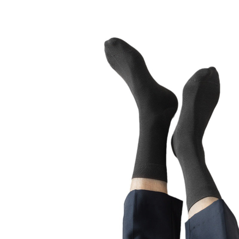 (PACK OF - 6) Mens Business Cotton Socks 2025 – Anti-Odor Gift