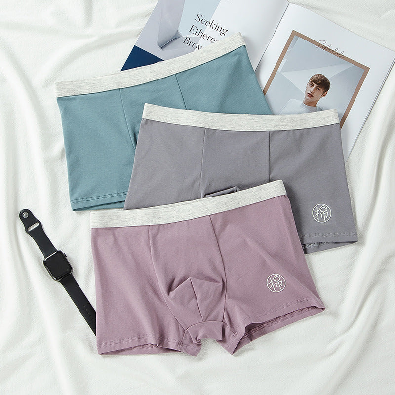 (Pack of 5)-Men’s Seamless Cotton Boxer Shorts – Teen & Plus Size