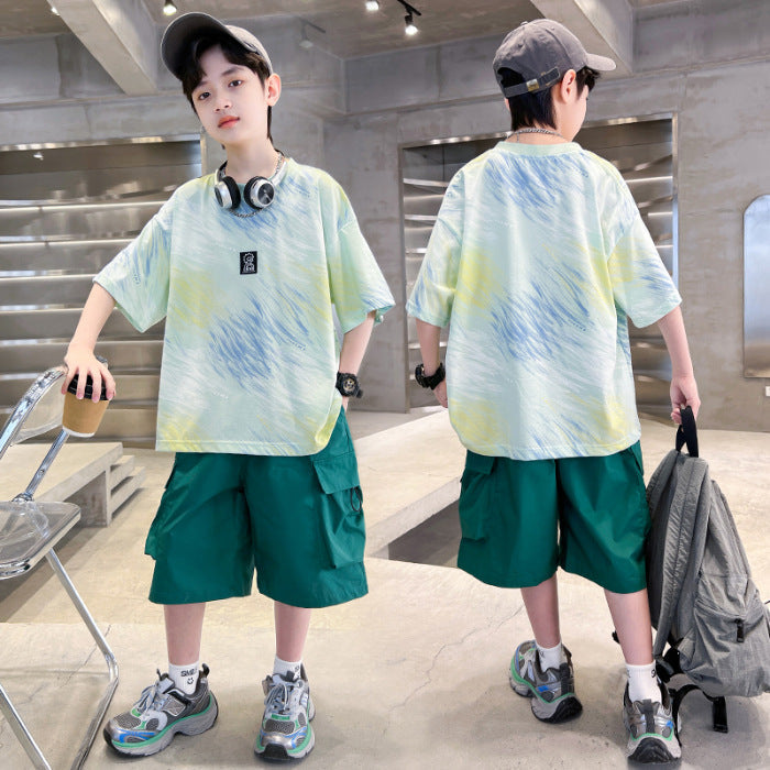 Boys Colorful Sports Shorts Summer Set – Baby & Children's Outfits – Image 7