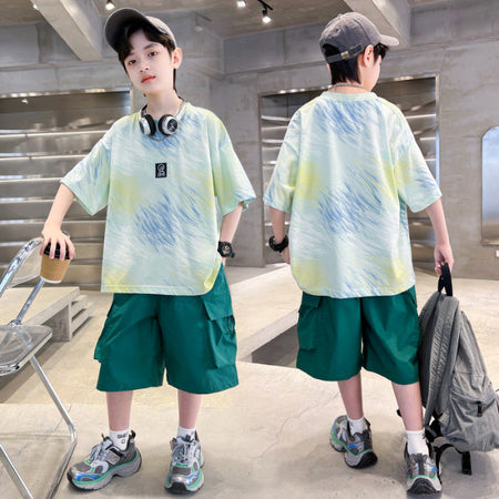Boys Colorful Sports Shorts Summer Set – Baby & Children's Outfits – Image 7
