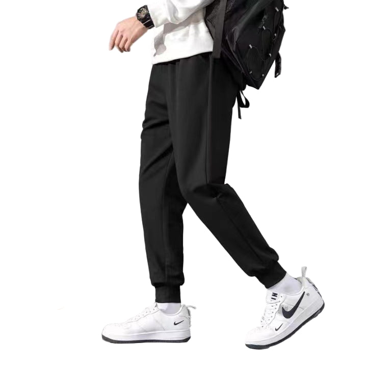 Men’s Velvet Sweatpants Thick Loose Casual Winter Pants