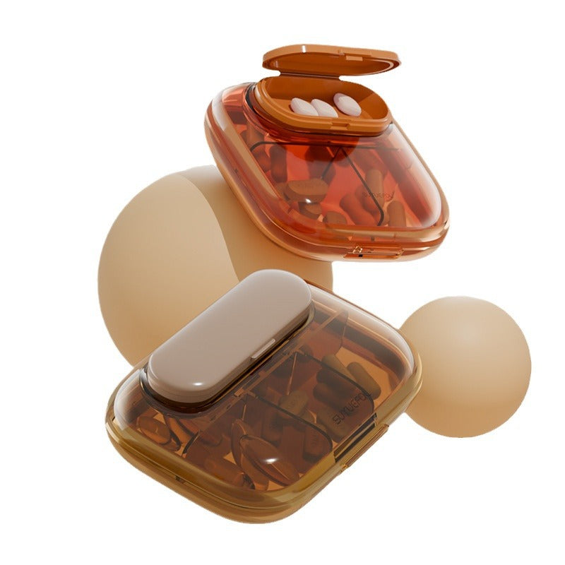 Portable 7-Day Mini Medicine Box – Three-Meals-A-Day Compartments