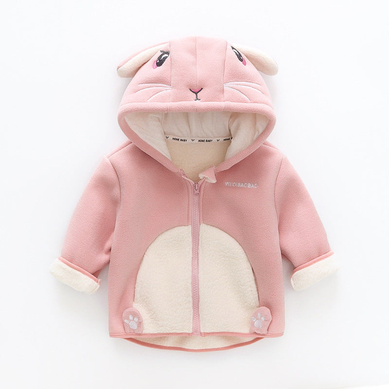 2023 Kids’ Fleece-Lined Autumn Jacket Boys & Girls