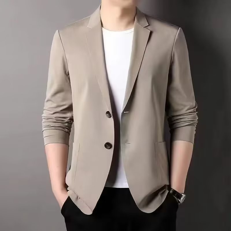 Men’s Summer Ice Silk Suit Jacket – Ultra-Thin Sunscreen