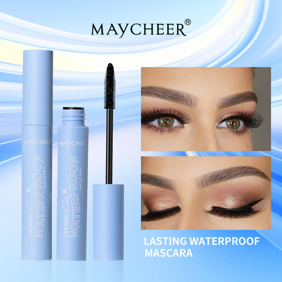 MAYCHEER Rich Thick Curling Black Mascara – Long-Lasting