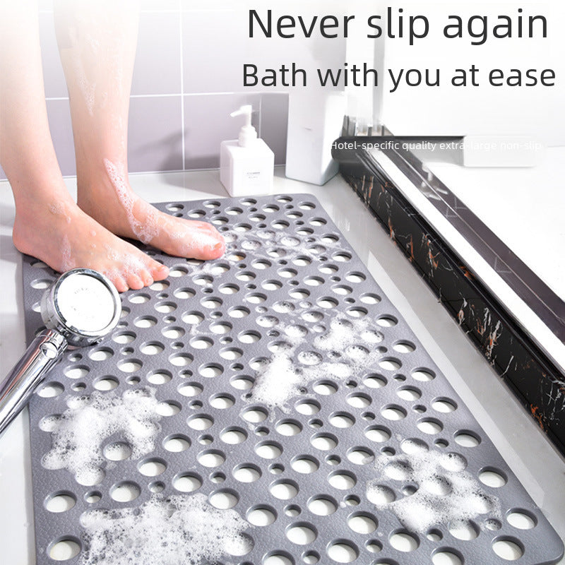 TPE Non-Slip Bathroom Mat with Suction Cups